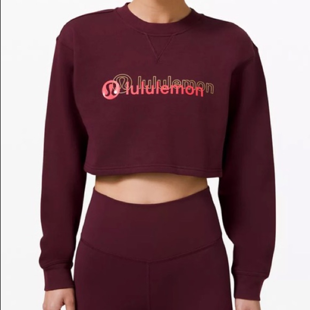Lululemon All Yours Cropped Crew *Lunar New Year